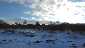 VED STRANDEN - LYSTRUP STRAND, VINTER VED STRANDEN - LYSTRUP STRAND, VINTER